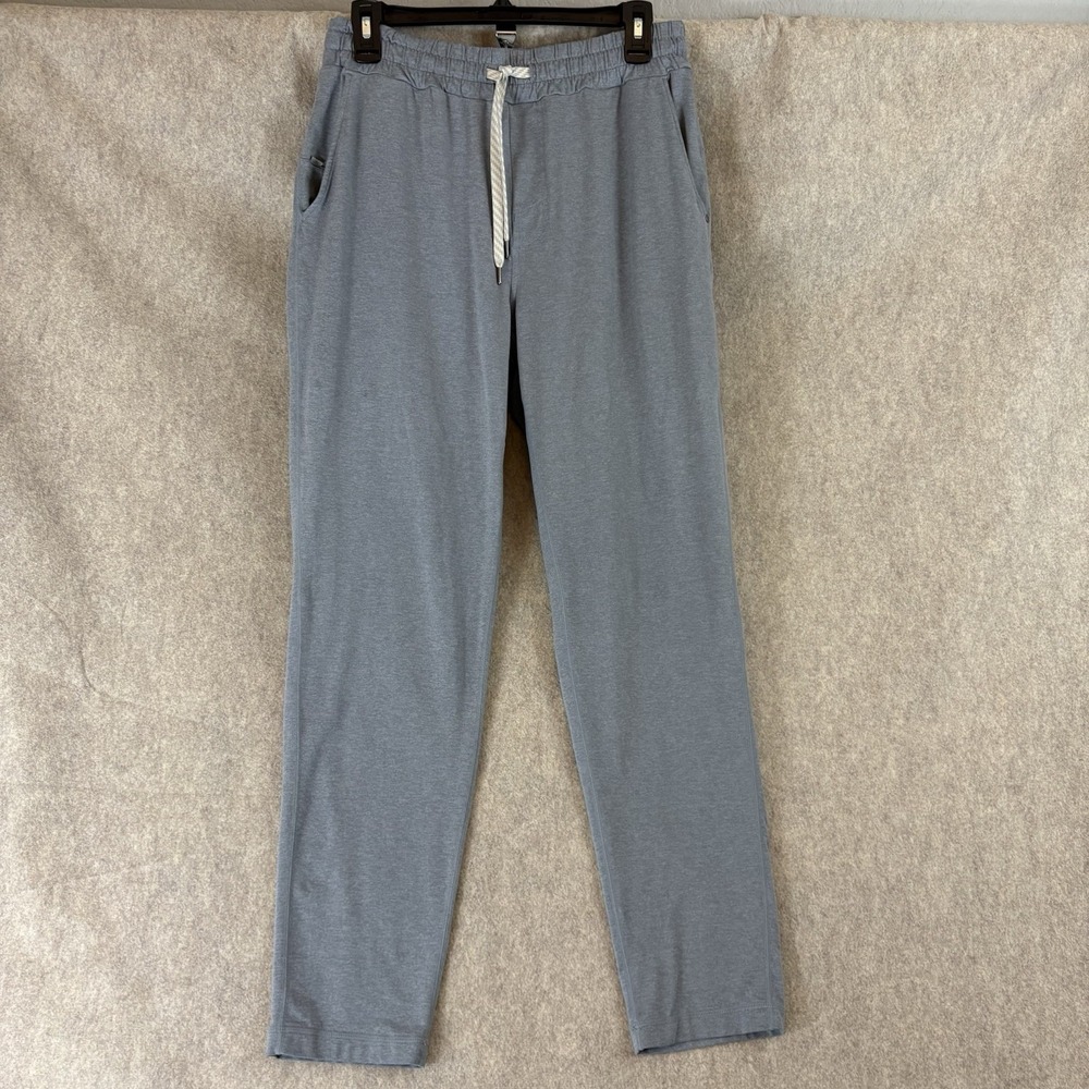Vuori Ponto Performance Pant Mens Large Heather Gray DreamKnit Jogger V418 Flaw